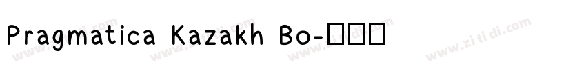 Pragmatica Kazakh Bo字体转换